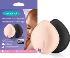 Lansinoh 8 Stuks Wasbare Borstcompressen Incl. Waszakje 20387 -Peuterpaleis Winkel 1200x997 3