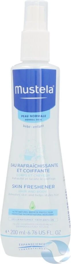 Mustela Verfrissend Water Haar En Lichaam - 200ml -Peuterpaleis Winkel 324x1200