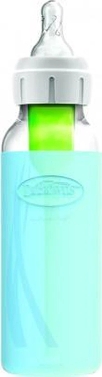 Dr. Brown's Flesbeschermer Standaard Hals Blauw 250ml 6 Dr. Brown's Flesbeschermer Standaard Hals Blauw 250ml - Afbeelding 4