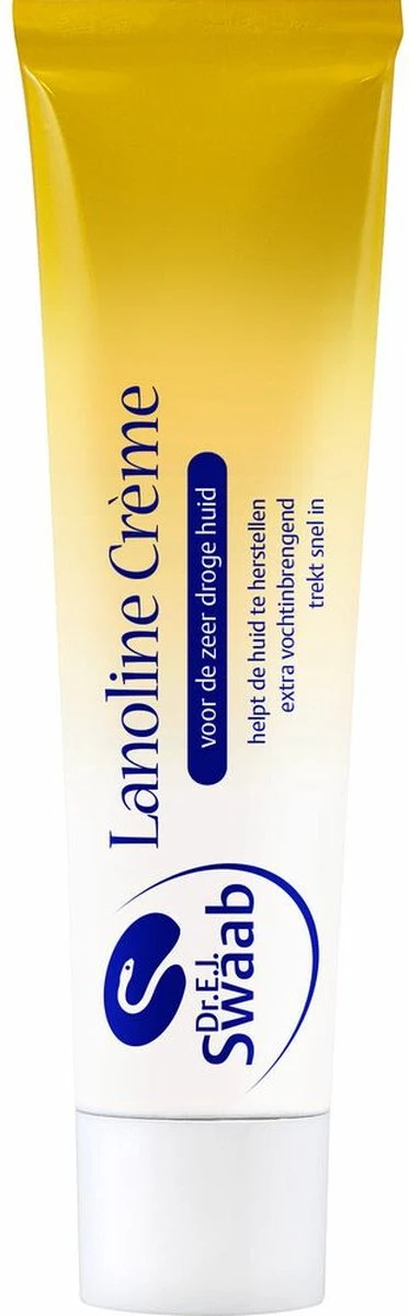 Dr Swaab Lanoline Creme - Tepel Creme Droge Huid - 30 Gram 4 Dr Swaab Lanoline Creme - Tepel Creme Droge Huid - 30 Gram - Afbeelding 2