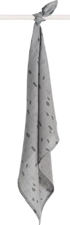 Jollein Hydrofiel Multidoek Spot 70x70cm - Storm Grey - 3 Stuks -Peuterpaleis Winkel 377x1200