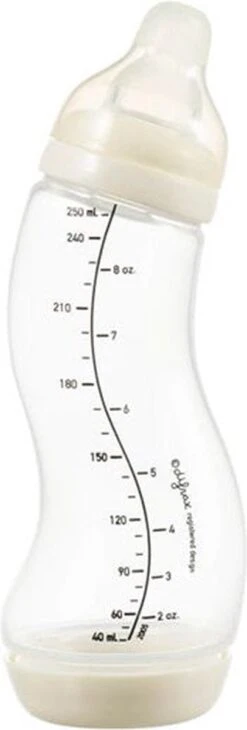 Difrax - S-Fles Natural - Babyfles Caramel - 0+ Maanden - 250ml