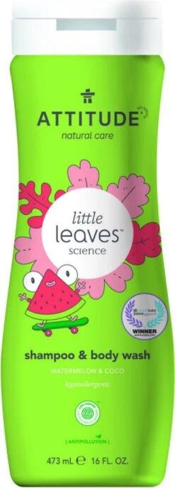 Attitude Little Leaves 2-in-1 Shampoo Watermeloen & Kokos 8 Attitude Little Leaves 2-in-1 Shampoo Watermeloen & Kokos -Peuterpaleis Winkel 431x1200 1