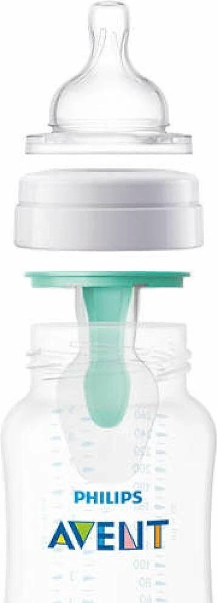 Philips Avent SCF813/14 Anti-Colic Babyfles - Met AirFree Ventiel - 260 Ml - 1 Stuks 5 Philips Avent SCF813/14 Anti-Colic Babyfles - Met AirFree Ventiel - 260 Ml - 1 Stuks - Afbeelding 3