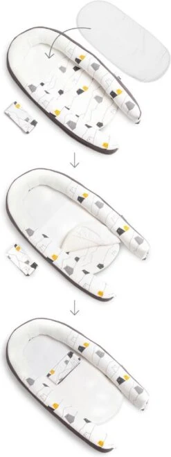 Doomoo Cocoon Pad - Matras Beschermer Voor Doomoo Cocoon - Organisch Katoen -Peuterpaleis Winkel 449x1200 1