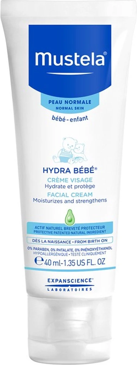 Mustela Crème Bébé Hydra Bébé Visage 6 Mustela Crème Bébé Hydra Bébé Visage - Afbeelding 4