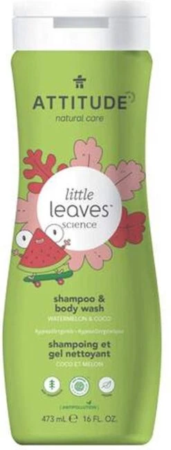 Attitude Little Leaves 2-in-1 Shampoo Watermeloen & Kokos 9 Attitude Little Leaves 2-in-1 Shampoo Watermeloen & Kokos -Peuterpaleis Winkel 456x1200