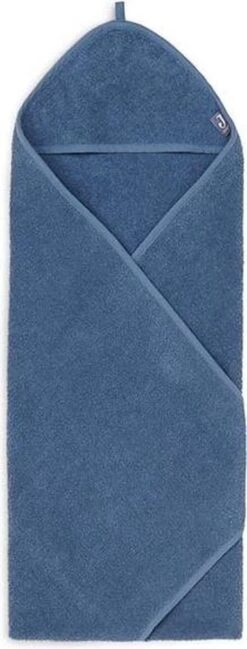 Jollein Badcape Badstof 75x75cm - Jeans Blue -Peuterpaleis Winkel 457x1200