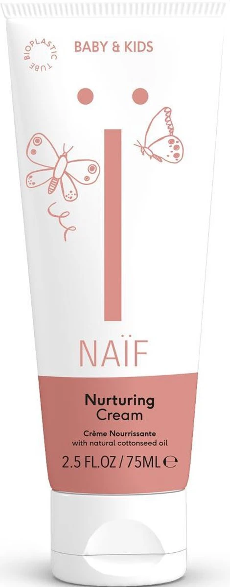 Naïf Vette Crème Voor De Gevoelige Huid - Baby En Kind - 75 Ml – Met Natuurlijke Ingrediënten 3 Naïf Vette Crème Voor De Gevoelige Huid - Baby En Kind - 75 Ml – Met Natuurlijke Ingrediënten