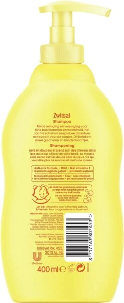Zwitsal Baby Shampoo - 3 X 400 Ml - Voordeelverpakking 15 Zwitsal Baby Shampoo - 3 X 400 Ml - Voordeelverpakking -Peuterpaleis Winkel 492x1200 1