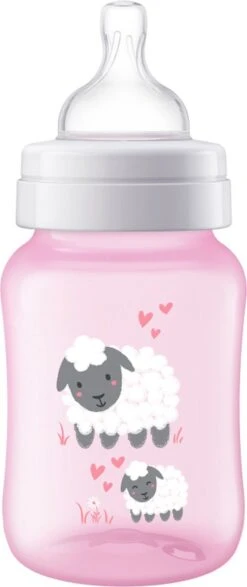 Philips Avent Anti-colic SCF821/14 - Babyfles (260 Ml) - 1 Stuk - Roze -Peuterpaleis Winkel 505x1200 2