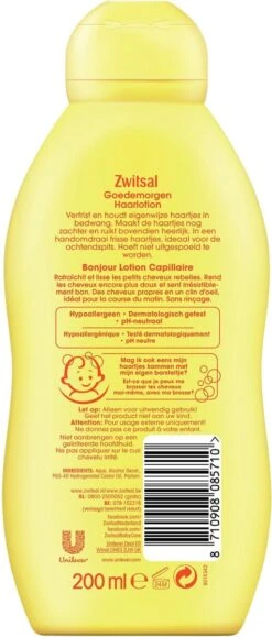 Zwitsal Baby Goedemorgen Haarlotion - 3 X 200 Ml - Voordeelverpakking -Peuterpaleis Winkel 512x1200 1