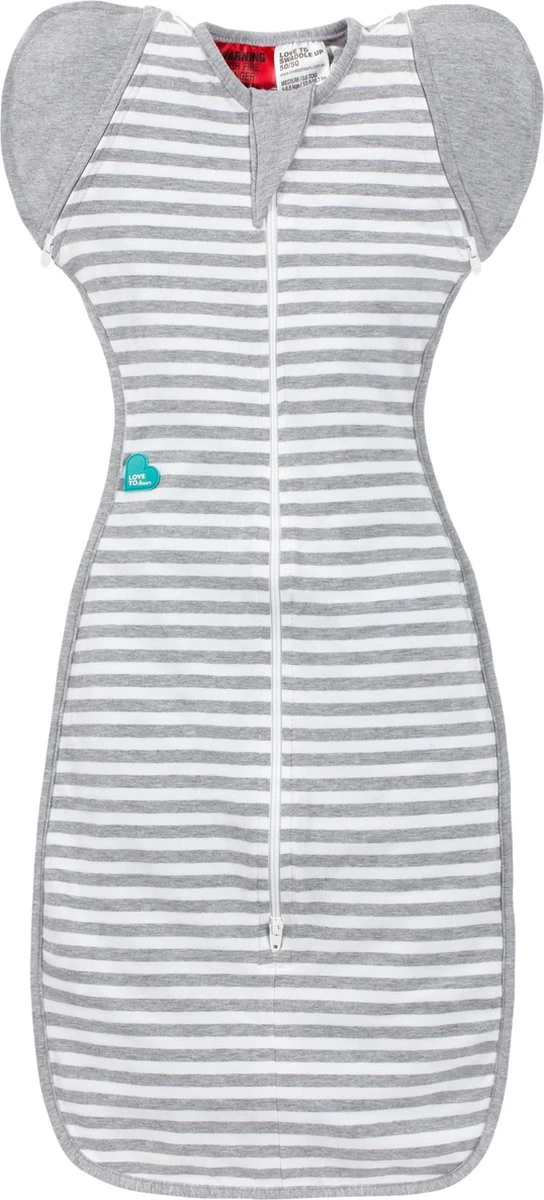 Love To Dream™ Babyslaapzak Swaddle Up™ - Inbakeren Afbouwen - Baby 4-6 Maanden - 11-14 Kg - All Season - Grijs 11 Love To Dream™ Babyslaapzak Swaddle Up™ - Inbakeren Afbouwen - Baby 4-6 Maanden - 11-14 Kg - All Season - Grijs - Afbeelding 9