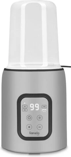 Lionelo Thermup - Flessenwarmer En Potjes Verwarmer - Grijs -Peuterpaleis Winkel 548x1200