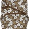 Meyco Vintage Flower Swaddlemeyco Inbakerdoek - Chocolate - 0-3 Maanden -Peuterpaleis Winkel 561x1200 1