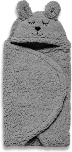Jollein Wikkeldeken Bunny 100x105cm - Storm Grey -Peuterpaleis Winkel 568x1200 2
