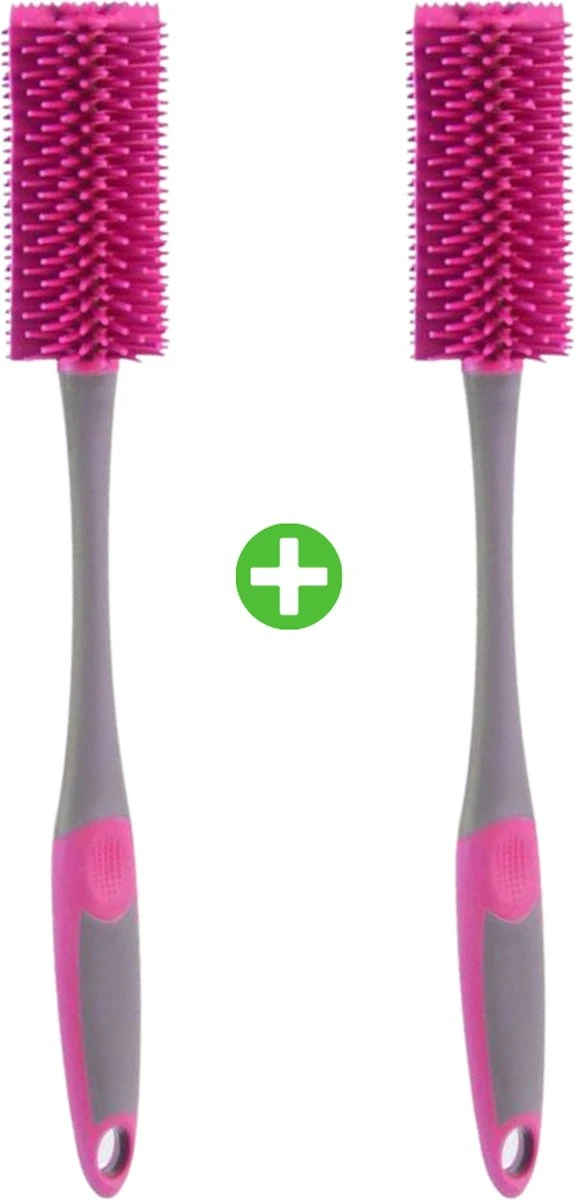 2x Flessenborstel – Roze – Siliconen – Flessenreiniger – Tuitenwisser – Flesborstel – Baby 3 2x Flessenborstel – Roze – Siliconen – Flessenreiniger – Tuitenwisser – Flesborstel – Baby