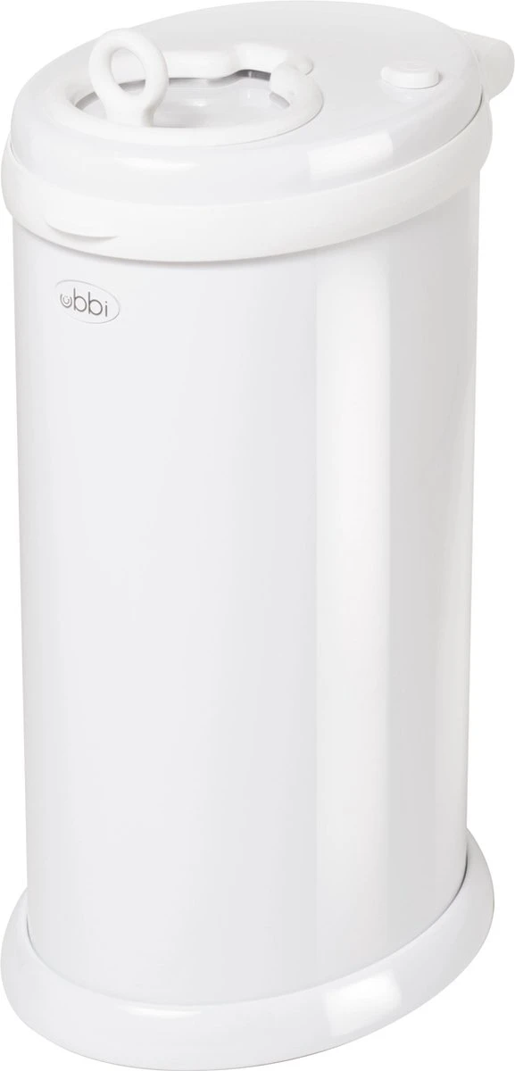 Ubbi® Ubbi Luieremmer - Wit - Metaal - Geurloos - Geen Navulcassettes Nodig 3 Ubbi® Ubbi Luieremmer - Wit - Metaal - Geurloos - Geen Navulcassettes Nodig