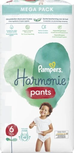 Pampers® Pampers Harmonie Pants Maat 6 (15kg+) - Mega Pack 2 X 48 Luierbroekjes -Peuterpaleis Winkel 584x1200 2