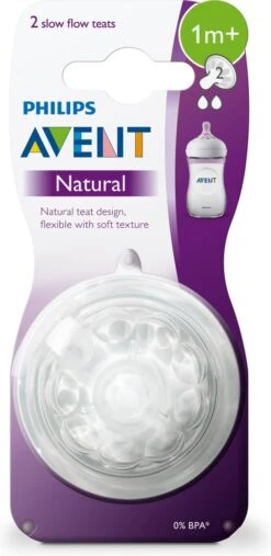 Philips AVENT Natural Speen - 1M+ - Langzame Toevoer - 2 Stuks -Peuterpaleis Winkel 585x1200 2