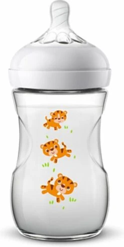 Philips Avent Natural Babyfles - SCF070/20 Babyfles (1m+) Voor Langzame Toevoer - 1x -Peuterpaleis Winkel 604x1200 1