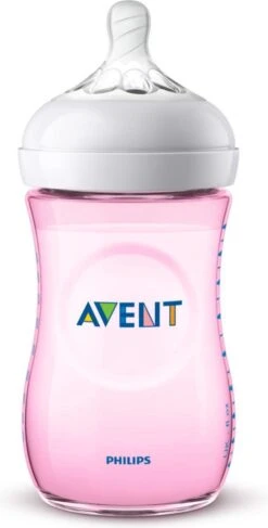 Philips Avent - Natural Babyfles - Langzame Toevoer - 1+ Maanden - 260ml - SCF034/27 -Peuterpaleis Winkel 609x1200 2