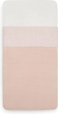 Jollein Baby Laken Wieg 75x100cm Snake - Pale Pink -Peuterpaleis Winkel 615x1200 3