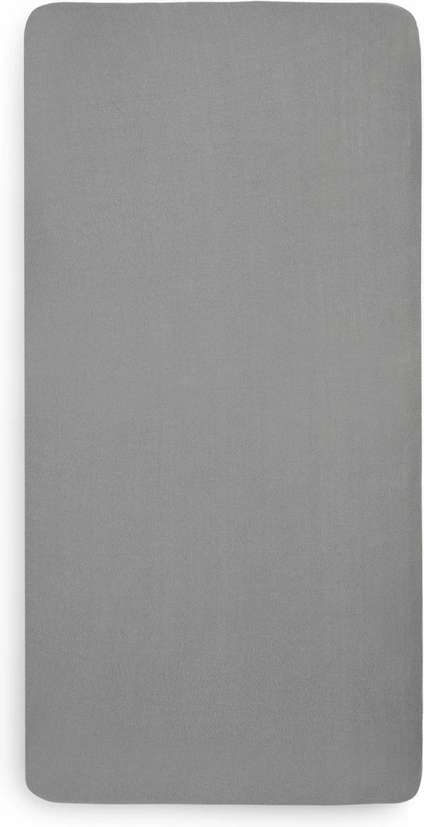 Jollein Baby Hoeslaken Ledikant Jersey 60x120cm - Storm Grey 5 Jollein Baby Hoeslaken Ledikant Jersey 60x120cm - Storm Grey - Afbeelding 3
