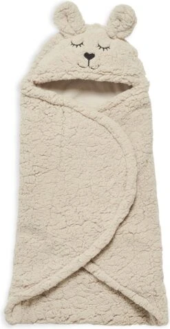 Jollein Wikkeldeken Bunny 100x105cm - Nougat -Peuterpaleis Winkel 621x1200 4