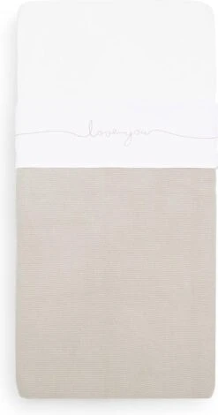 Jollein Baby Laken Wieg 75x100cm Love You - Nougat 33 Jollein Baby Laken Wieg 75x100cm Love You - Nougat -Peuterpaleis Winkel 630x1200 5
