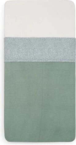 Jollein Baby Laken Wieg 75x100cm Snake - Ash Green -Peuterpaleis Winkel 631x1200 4