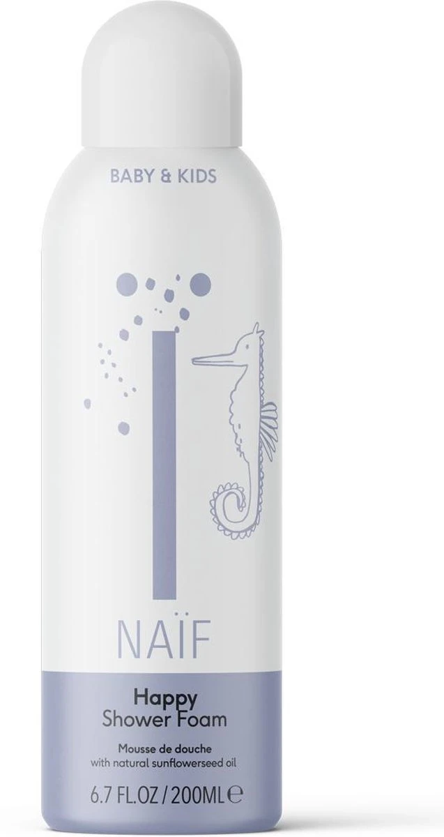 Naïf Happy Doucheschuim - Baby En Kind - 200ml - Met Natuurlijke Ingrediënten 3 Naïf Happy Doucheschuim - Baby En Kind - 200ml - Met Natuurlijke Ingrediënten