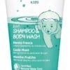 Weleda Kids 2-in-1 Shampoo & Body Wash Coole Munt -Peuterpaleis Winkel 639x1200
