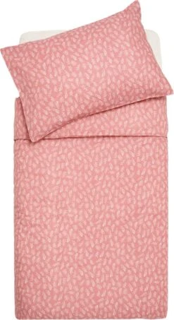 Jollein Baby Dekbedovertrek Met Sloop Meadow 100x135/140cm - Rosewood