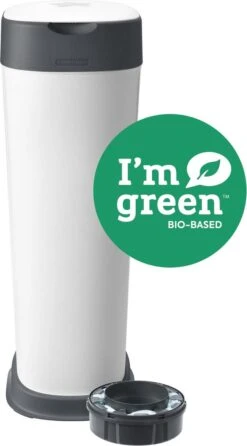 Tommee Tippee Twist & Click XL-luieremmer - Voor Maximaal 60 Luiers - Milieuvriendelijker Systeem - 1 Navulcassette - Duurzaam Geproduceerde Antibacteriële GREENFILM