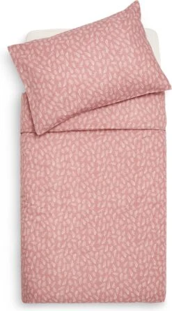 Jollein Baby Dekbedovertrek Met Sloop Meadow 100x135/140cm - Rosewood -Peuterpaleis Winkel 666x1200