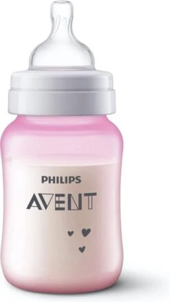 Philips Avent Anti-colic SCF821/14 - Babyfles (260 Ml) - 1 Stuk - Roze -Peuterpaleis Winkel 677x1200 3