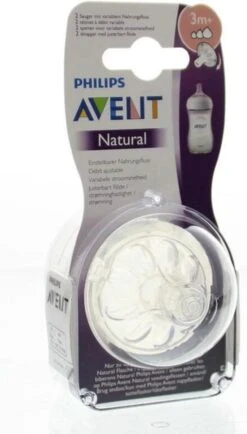 Philips Avent SCF045/27 Natural Speen - 3m+ - 2stuks -Peuterpaleis Winkel 683x1200 1