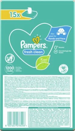 Pampers® Pampers Fresh Clean Billendoekjes - 1200 Doekjes -Peuterpaleis Winkel 688x1200 1