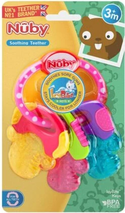 Nûby - IcyBite Koelbijtsleutels - Roze - 3m+ 9 Nûby - IcyBite Koelbijtsleutels - Roze - 3m+ -Peuterpaleis Winkel 704x1200 4