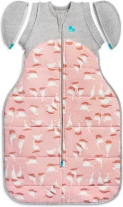 Love To Dream™ Swaddle Up™ Overgangsslaapzak – Medium 6 - 8,5 Kg – 2.5 TOG (16°C- 20°C) – Pink – Fase 2 Uitbakeren -Peuterpaleis Winkel 717x1200 2