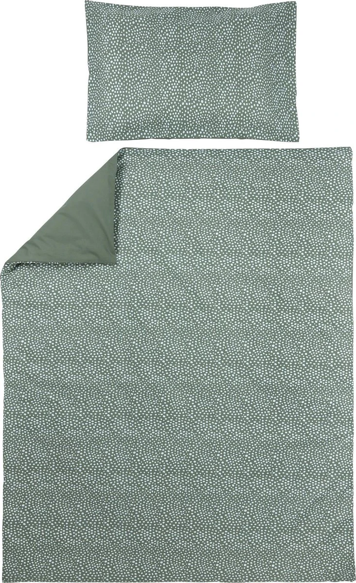Meyco Cheetah/Uni Dekbedovertrek Peuter - Forest Green - 120x150cm 3 Meyco Cheetah/Uni Dekbedovertrek Peuter - Forest Green - 120x150cm
