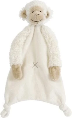 Happy Horse Aap Mickey Knuffeldoekje - Wit - Baby Cadeau