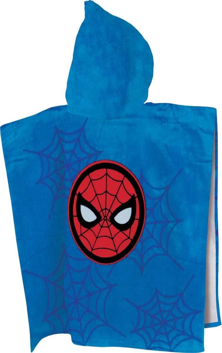 Spider-Man, Hero - Poncho / Badcape - 60 X 120 Cm - Katoen 4 Spider-Man, Hero - Poncho / Badcape - 60 X 120 Cm - Katoen - Afbeelding 2