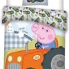 Peppa Pig Tractor - Baby Dekbedovertrek - 100 X 135 Cm - Multi -Peuterpaleis Winkel 758x1200 1