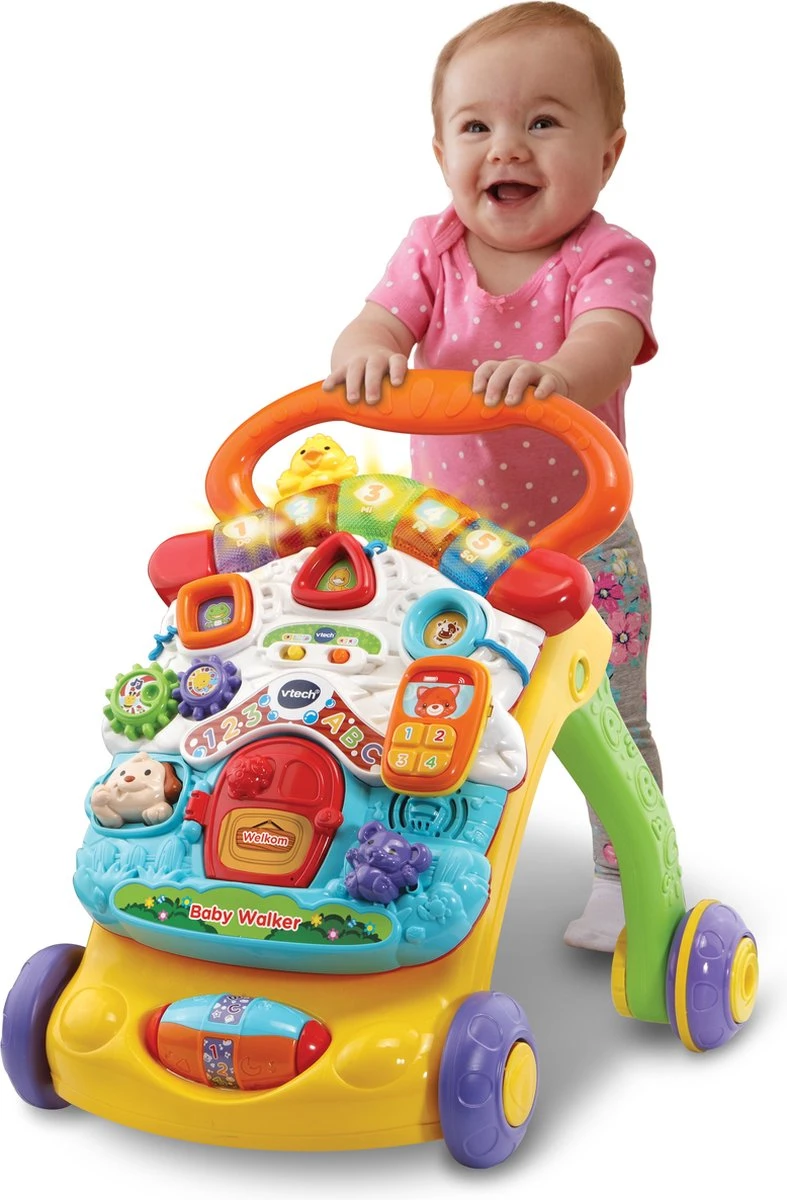 VTech 2 In 1 Baby Walker - Educatief Babyspeelgoed - Loopwagen Met Licht 8 VTech 2 In 1 Baby Walker - Educatief Babyspeelgoed - Loopwagen Met Licht - Afbeelding 6