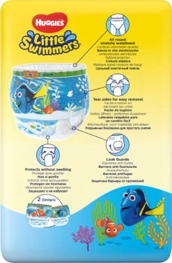 Huggies Little Swimmers - Zwemluiers - Maat 3/4 - (7 Tot 15 Kg) - Voordeelverpakking - 36 Stuks -Peuterpaleis Winkel 789x1200