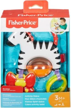 Fisher Price - Activity Zebra - Rammelaar - Speeltje En Bijtring - Grijpspeelgoed -Peuterpaleis Winkel 791x1200 2
