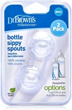 Dr. Brown's Sippy Spout Standaardfles - Transition Bottle - 2 Stuks -Peuterpaleis Winkel 795x1200 2