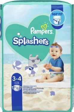 Pampers® Pampers Splashers Wegwerpbare Zwemluiers - Maat 3-4 (6-11 Kg) - 36 Stuks - Voordeelverpakking -Peuterpaleis Winkel 796x1200 1